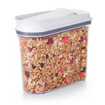 OXO 굿 그립 미니 다목적 디스펜서 견과류 등을 위한 투명 1.1L(1.2쿼트) 3584191739, Dispenser, 2.5 Qt - Granola