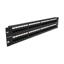 Hellermann Tyton 826423 PP110C648 카테고리 6 범용 48 포트 패치 패널 2U 블랙