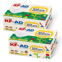 케어온 베이직 비말차단마스크 KF-AD[덴탈형]소형50Px2개, 흰색