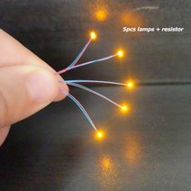 3V Pre wired 0402 SMD led 10 가지 색상 사용 가능 30cm 연결 전선 취미 모델 키트철도철도starship건담 조명 279332, 0402Yellow