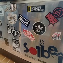 호쿠호니 아웃도어스티커 캠핑용품 텐트 노트북 캐리어 쿨러 감성, 스티커 - 잉글랜드