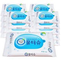 깨끗한나라 페퍼민트 물티슈 휴대용 10매 20팩, 20개