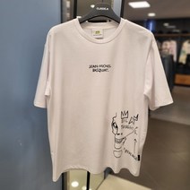 [클라이드앤] 남성 반팔 바스키아 해골 티셔츠