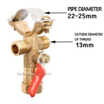 대형 분무기 고압 노즐 액세서리 파이프 핀치 팬 모양의 농업 기계 분무 acce, Pure copper nozzle