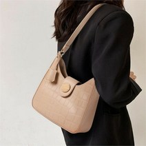 셀러허브(잡화) [라일리] Rly 악어패턴 유니크 지퍼여밈 멋진 매력 여성 숄더백