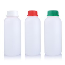 플라포유 PE 용기 1 000ml /1L 환(U) 용기 - 반투명 [80개입], 백색