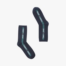 타미힐피거 컬러 레터링 크루 삭스 (T32B7ACK070ML1CBK)