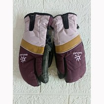 삼지장갑 스키장갑 스노우보드장갑 세손가락 가죽 3종류, 여성용 퍼플