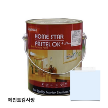 삼화페인트 홈스타 파스텔OK PLUS 친환경페인트 3.8L, 연하늘색, 1개