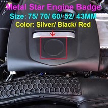 품질 금속 스타 로고 엔진 배지 자동차 엠블럼 벤츠 w220 w221 w117 w166 w176 w177 w204 w205 w213 w253 w218 212, 확인해주십시오, 75mm