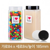 1000ml 곡물사각(A), 흰색, 1개