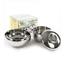 키친프리 이중 옥식기 세트, 10세트, 공기 뚜껑 대접