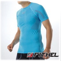 FITHEL 핏셀 에센셜 반팔 티셔츠 블루
