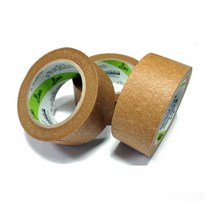 100% 크라프트 테이프 비코팅 종이테이프 48mm x 40m, 1개