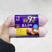 야채51.1780 목우촌로스구이햄499.89gx1개, 아이스박스포장, 1개