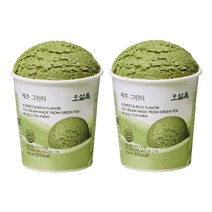 오설록 제주 그린티 아이스크림 파인트 474ml 2개