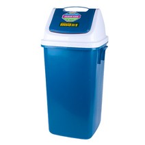 월드 사각휴지통 6호 50L 스윙 다용도 분리수거함 수거통 업소용 학교 교무실 사무실 쓰레기통