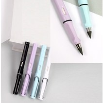무한연필 반영구 리필심 디자이너 지우개 수능연필, 블랙