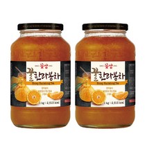 꽃샘 꿀한라봉차 1kg x 2개, 단품, 1개
