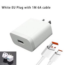 고속 충전기 무선 빠른 충전기 18w Xiaomi Redmi 참고 9 5g Qc 3.0 벽 어댑터 유형 C Mi 9t 8 Poco M3 Pro, 02 white eu with cable