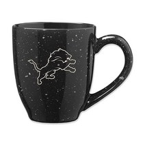 NFL 풋볼 애리조나 카디널스 473.2ml(16온스) 팀 컬러 레이저 각인 세라믹 커피 머그 NFL 팬용, Detroit Lions
