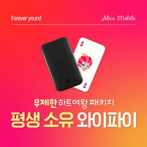 KT 포켓 와이파이 반납없이 LTE 완전무제한 데이터 휴대용와이파이, 2개월