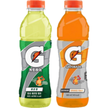 게토레이 오렌지 600ml 6개 + 레몬 600ml 6개 세트, 2세트 총 24개