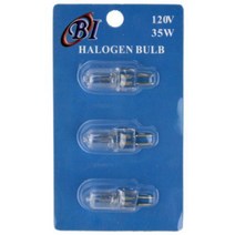 Halogen Bulb Set of 3 (for Electric Oil Warmers) - 35 watts - Small Halogen Bulb Lights - Used in Bu, 1