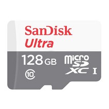 샌디스크 루카스 큐비아 이글Q QR939 마이크로SD카드 128G 울트라 어댑터증정 MicroSD, 128GB