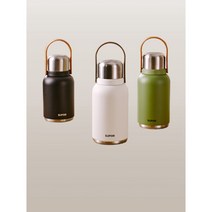 대용량스텐텀블러 1L 초경량 2L 미니 리터 손잡이, 그래스 그린 1200ML 컵 벨트