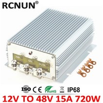 시거잭 인버터 차량용 RCNUN 12 V 48 1A 2A 3A 5A 8A 15A 20A 부스트 스텝 업 DC 컨버터 전기 자동차 용 전압 레귤레이터, [06] 12V to 48V 15A