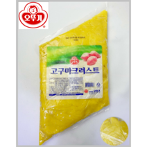 [오뚜기] 피자토핑 고구마무스(고구마크러스트) 1kg 1-2EA(냉장)_치즈왕자, 2팩