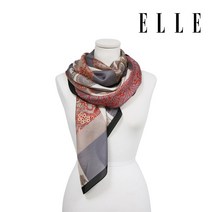 엘르 줄리아페이즐리 실크 롱 스카프 SE839S305