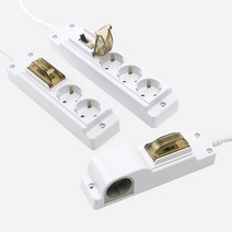 아이정 4000W 고용량 멀티탭 에어컨 건조기 고전력 전용 멀티 콘센트, 누전(과부하포함) 3구, 5M
