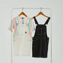 리틀브렌 면 오버롤 스커트 LBWH21452