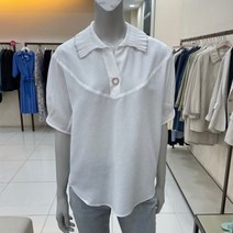 앤클라인 카라넥 티셔츠형블라우스 AE2D2BL5099