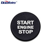 스마트 원격 시동 제어 경보 시스템 자동차 스타일링 자동차 엔진 버튼 커버 링 스티커 audi a4 a5 b9 a6 a7 a6l q3 q7 c7 s3 2018 2019 auto, 버튼 커버 블랙, 1개