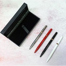 가정용 리본 포인트 심플디자인 손편한 립앤펜 볼펜구입 볼펜구매 필기용품, 실버리본