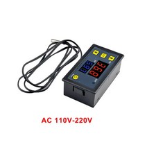 기상관측기 풍속계 장비 디지털 온도기 습도기 날씨 W3230 AC 110-220V LED 디지털 온도 컨트롤러 조절기, 한개옵션1, 03 W3230 AC 110V-220V
