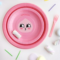 제이벌룬 카카오 프렌즈, 파티접시 18cm 6입 어피치