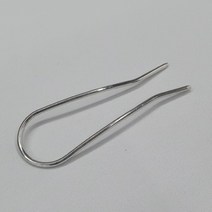 유핀 올림머리 유자핀 똥머리 집게핀 비녀 u핀 U자핀 실버
