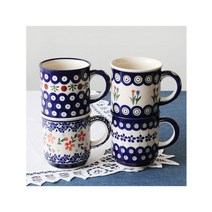 자크라디 폴란드그릇 스트레이트 머그 250ml 5종 택1, 모닝글로리 N148