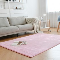 롱파일 터치미 사각러그 200x250 두평 5컬러 카페트 매트 포인트 인