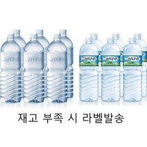 제주 안전한 삼다수 2L 또는 500ml 물배달 생수 광동제약 물 무라벨 심다수, 2리터 무라벨 12병