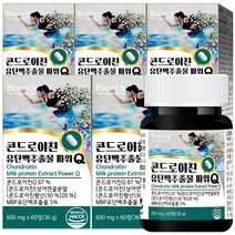 본트비 콘드로이친 MBP 유단백추출물 파워Q 상어 연골 칼슘 600mg x 60정, 5박스, 600mgx60정
