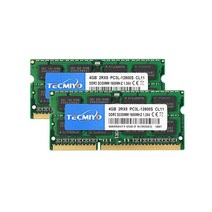TECMIYO 8GB 키트 (2 x 4GB) DDR3L-1600 SODIMM DDR3 PC3-12800 비 ECC 언버퍼드 1.35V/1.5V CL11 2RX8 듀얼 랭크 노트북, 8GB Kit (2x4GB) DDR3L 1600_PC3