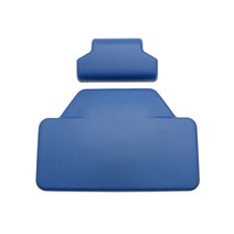 오토바이 등받이 슈퍼커브 시트 바이크 쿠션 스쿠터 용품 리어 탑 케이스 조수석 백 패드, 파란색