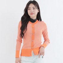 지니골프 여름여성골프가디건 골프니트 쿨링 니트 단추 가디건