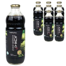 헬씨허그 프리미엄 타히티 노니주스 1000ml 노니 원액 발효숙성 착즙 에어캡포장, 9병