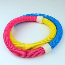 SOCEAN 허리 돌리기 휴대용 꽈배기 훌라후프 스트레칭튜빙밴드 뱃살기구 필라테스헬스로프 홈트웨이트 허리용수철 탄성탄력트레이너 헬스후프 유산소웨이트 몸풀기